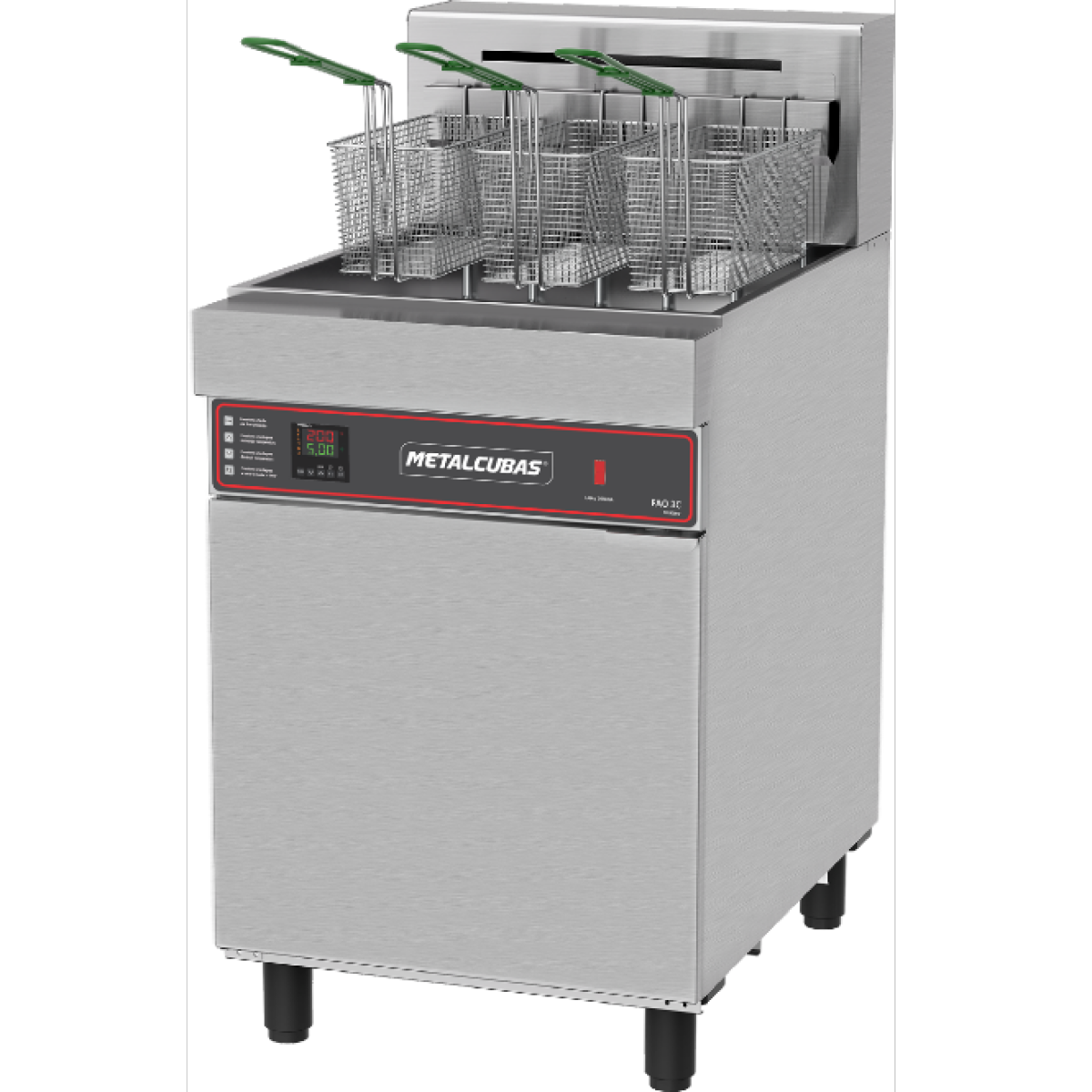 Fritadores Industriais - Zona Fria de Água - FAO 3 C - Elétrico