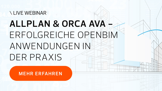 ALLPLAN and ORCA AVA - successful openBIM applications in practice