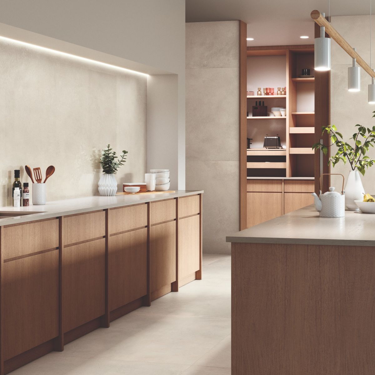 Carrelage Effet Béton IBIZA IVORY & ASH (Made in Spain)