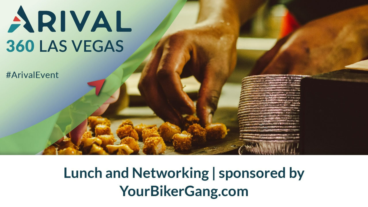 Lunch and Networking | Sponsored by YourBikerGang.com