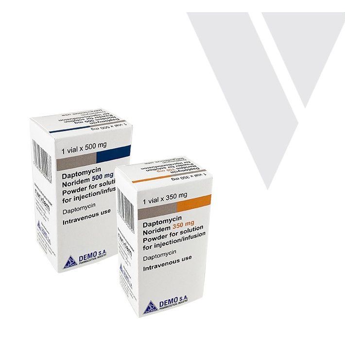 Daptomycin 350 mg & 500mg Lyophilized Powder for solution for injection/infusion