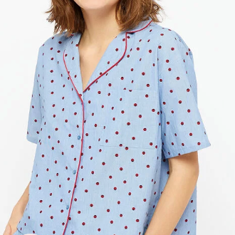 Polka-dot blouse