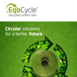 EqoCycle, recycled content yarns