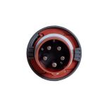 Power CEE stekker 5-polig 125A IP67 rood