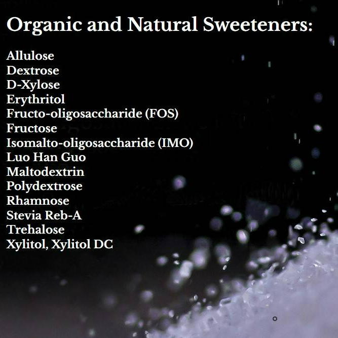 Natural & Organic Sweeteners