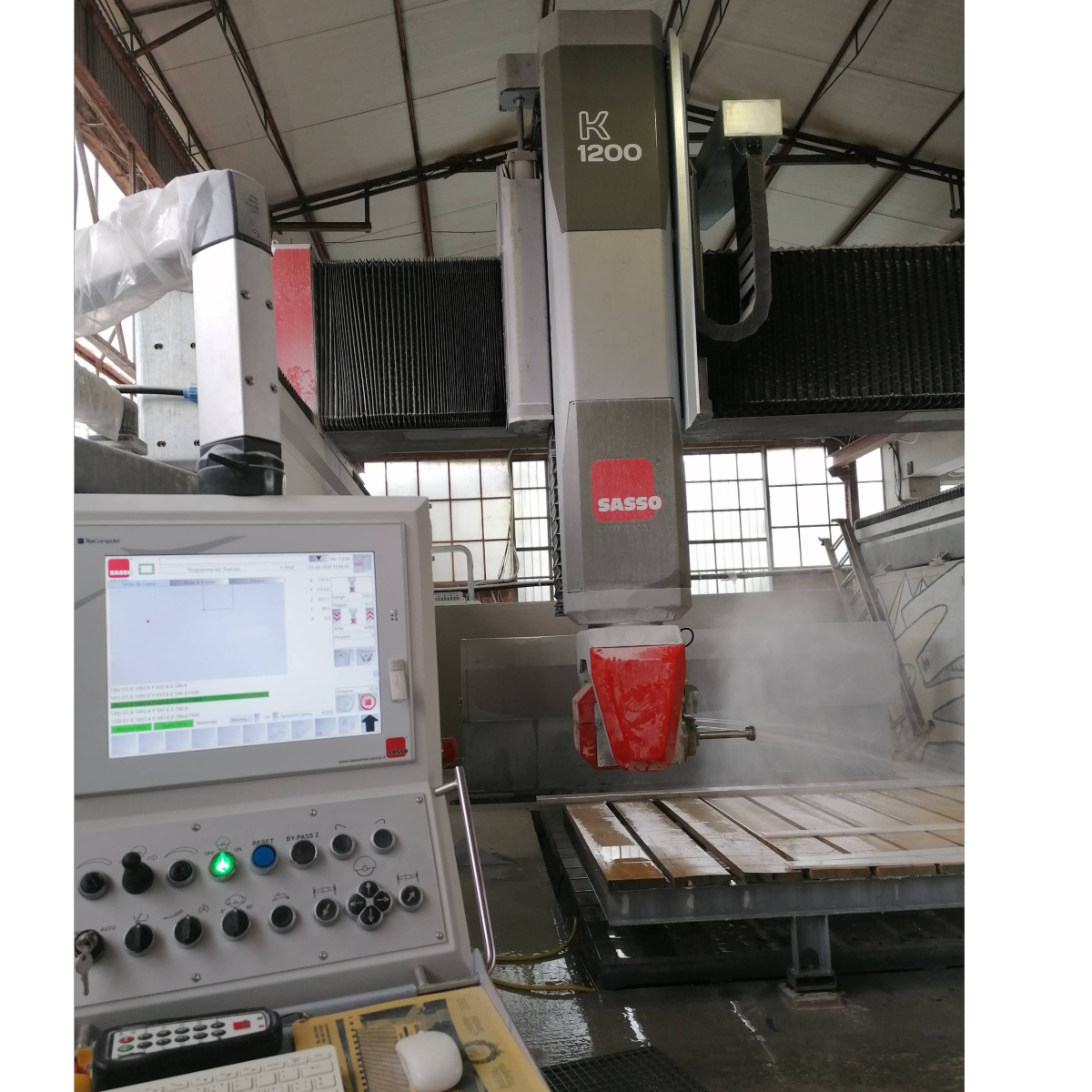 K1200 SPECIAL MACHINE FOR SPECIAL CLIENT MICHELANGELO SRL CARRARA