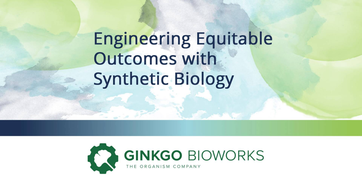 Engineering Equitable Outcomes with Synthetic Biology