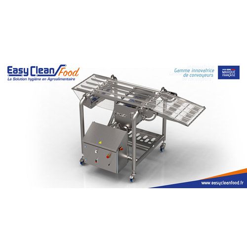 convoyeur bande maille inox