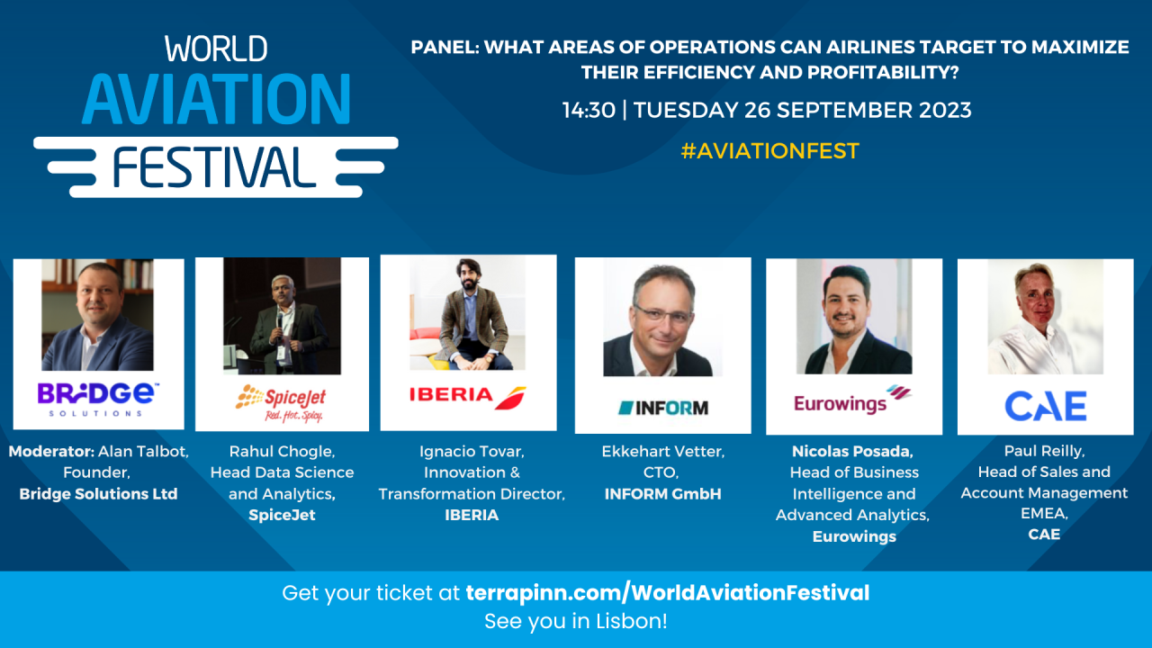 Panel: What areas of operations can airlines target to maximize their efficiency and profitability?