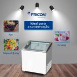 Conservadores Inclinados de Baixa Temperatura com Vidro Curvo (HCEBi)