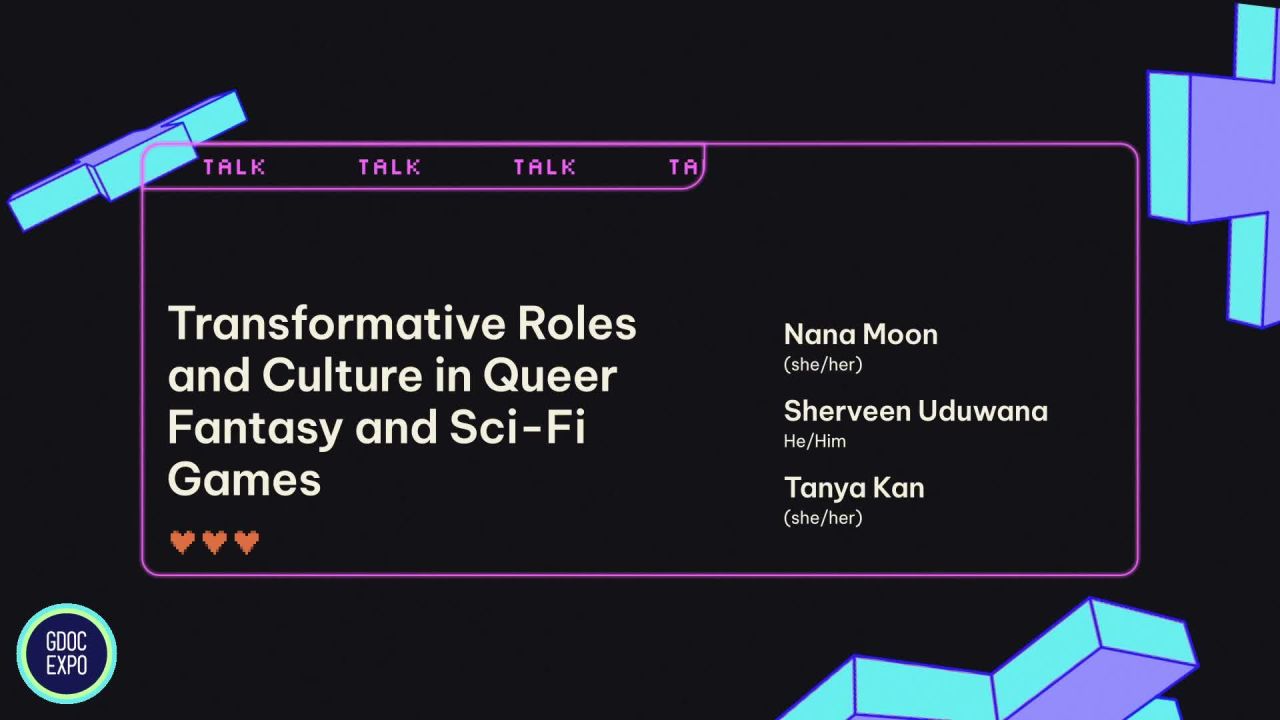 Transformative Roles and Culture in Queer Fantasy and Sci-Fi Games