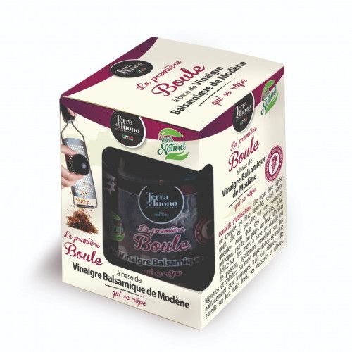 The First Sphere of Balsamic Vinegar to grate