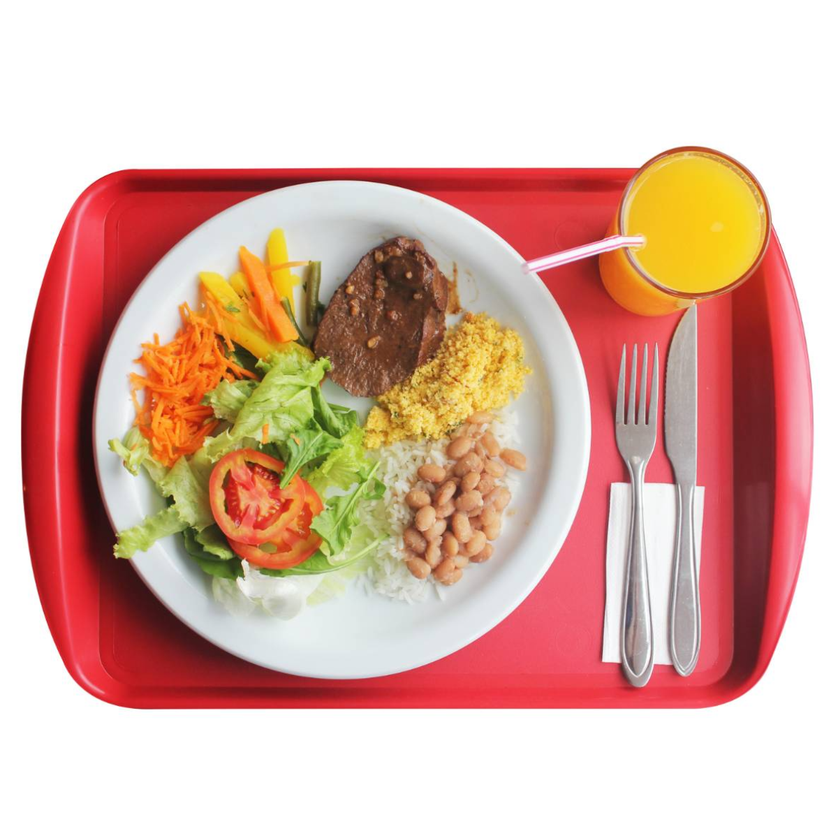 Bandeja de Plástico LF330 Fast Food