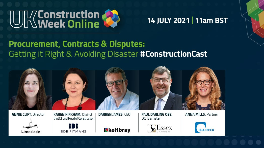 Procurement, Contracts and Disputes: Getting it Right and Avoiding Disaster - #ConstructionCast