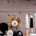 dischi abrasivi ,cotone,spugna abrasiva,dischi acciaio,dischi sisal e sisal cotone.