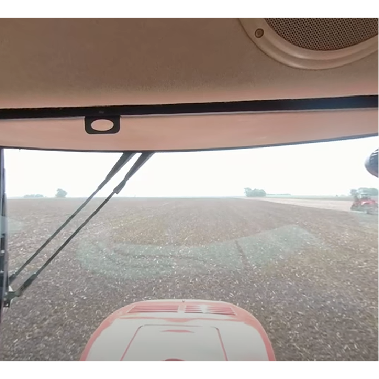 360 Degree View Ridealong of AFS Connect Steiger Pulling a corn planter