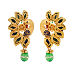 Gold Jewellery-Antique Jewellery-Temple Jewellery-Jhumki-Jhumka-Tops-Studs