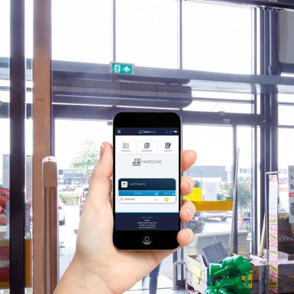 Draadloos en intelligent beheer van noodverlichting SmartScan