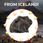 WIN a piece of freshly formed lava rock from Iceland's erupting volcano!