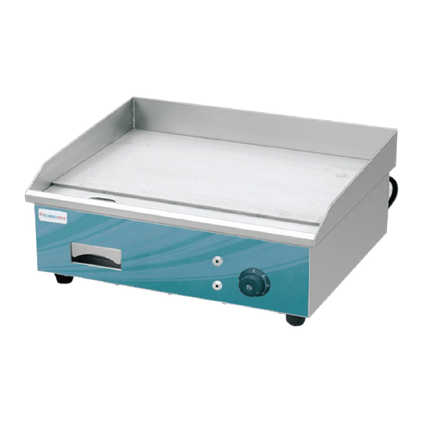 PLANCHA DE CUISSON CHROMÉE ÉLECTRIQUE