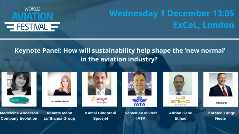 Keynote Panel: How will sustainability help shape the ‘new normal’ in the aviation industry?