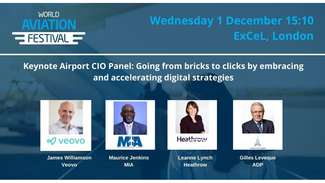 Keynote Airport CIO Panel: Going from bricks to clicks by embracing and accelerating digital strategies