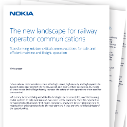 Transform mission-critical communications for safe, efficient railway operation