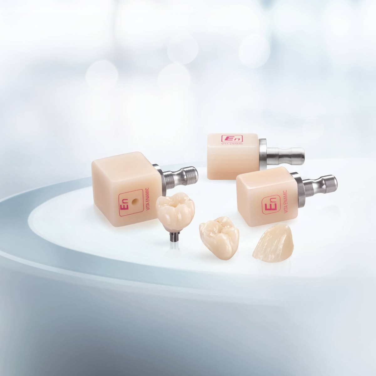 VITA ENAMIC - Hybrid ceramic with a dual ceramic-polymer network structure