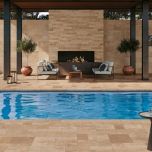 CARRELAGE EFFET TRAVERTIN TIBER ( Made in France)