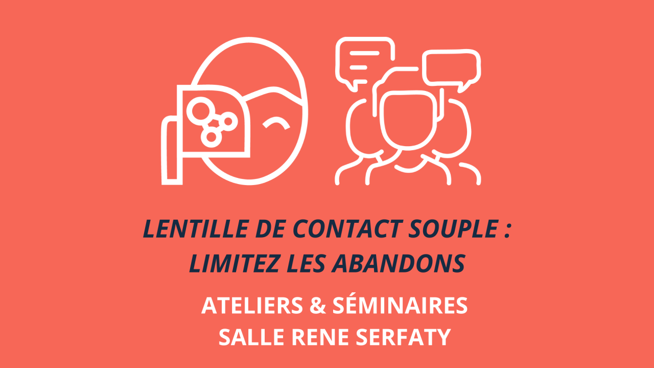 Lentille de contact souple : limitez les abandons