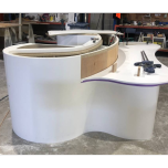 Curved countertop project