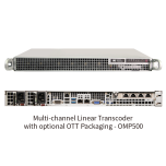 Multi-channel Linear Transcoder with optional OTT Packaging