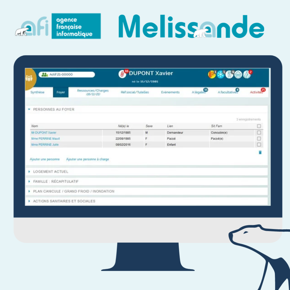 La gestion de votre CCAS avec Melissande