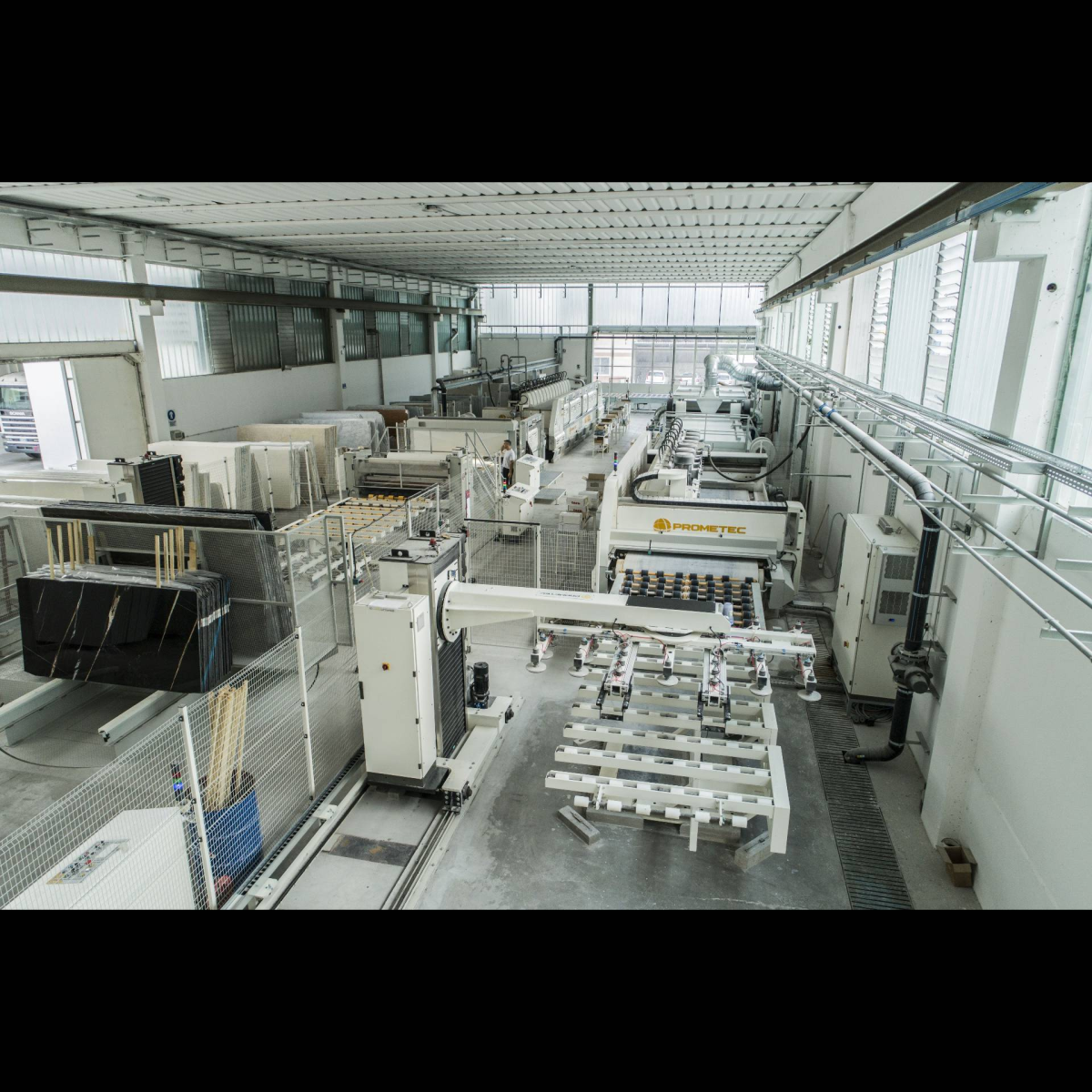 SOLFA SRL Integrated plant for  marble slabs restoring and polishing