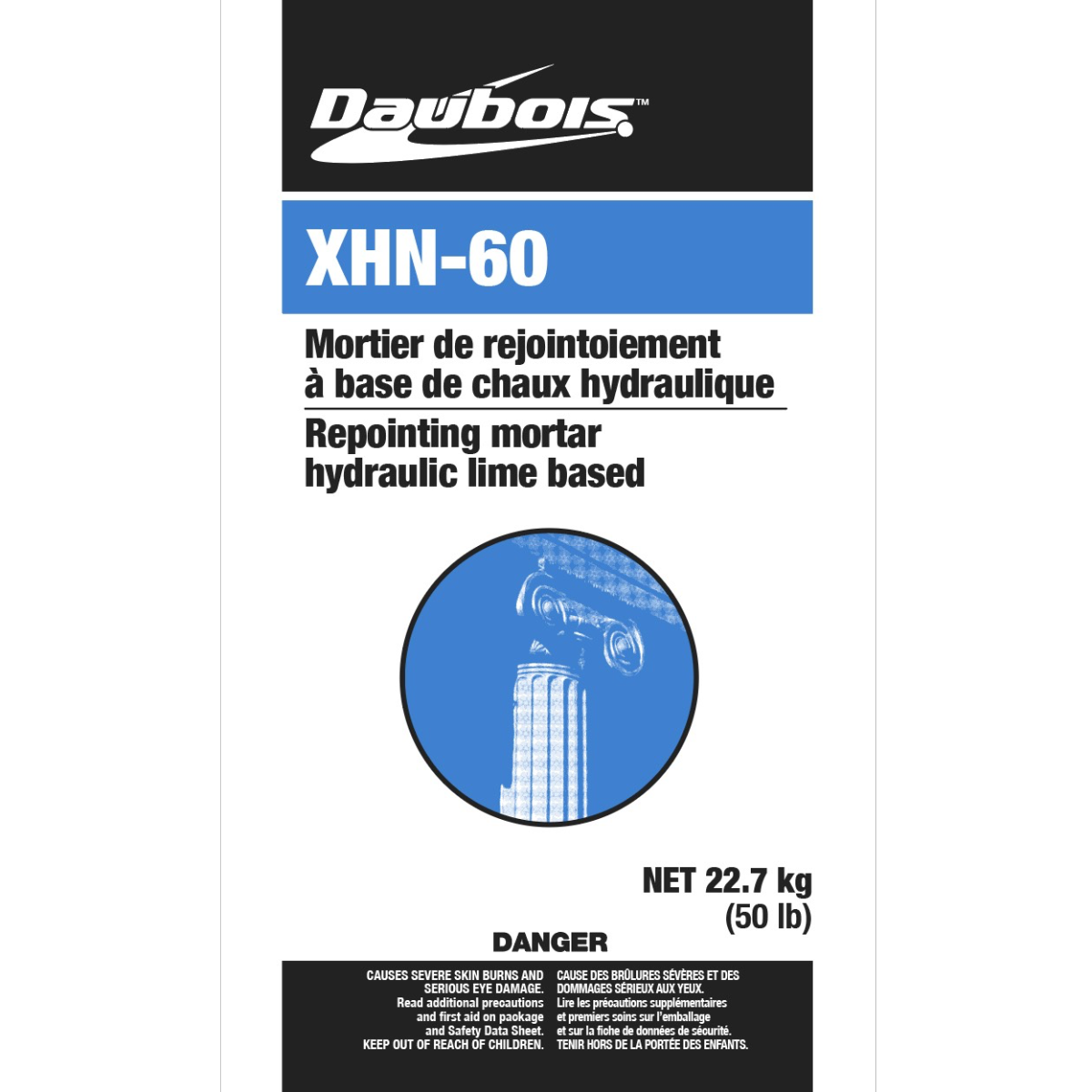 XHN-60 - Mortier de rejointoiement pour bâtiments historiques