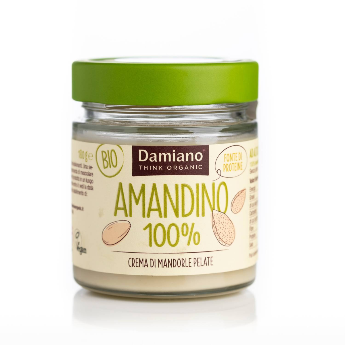 AMANDINO 100% - Crema di mandorle pelate