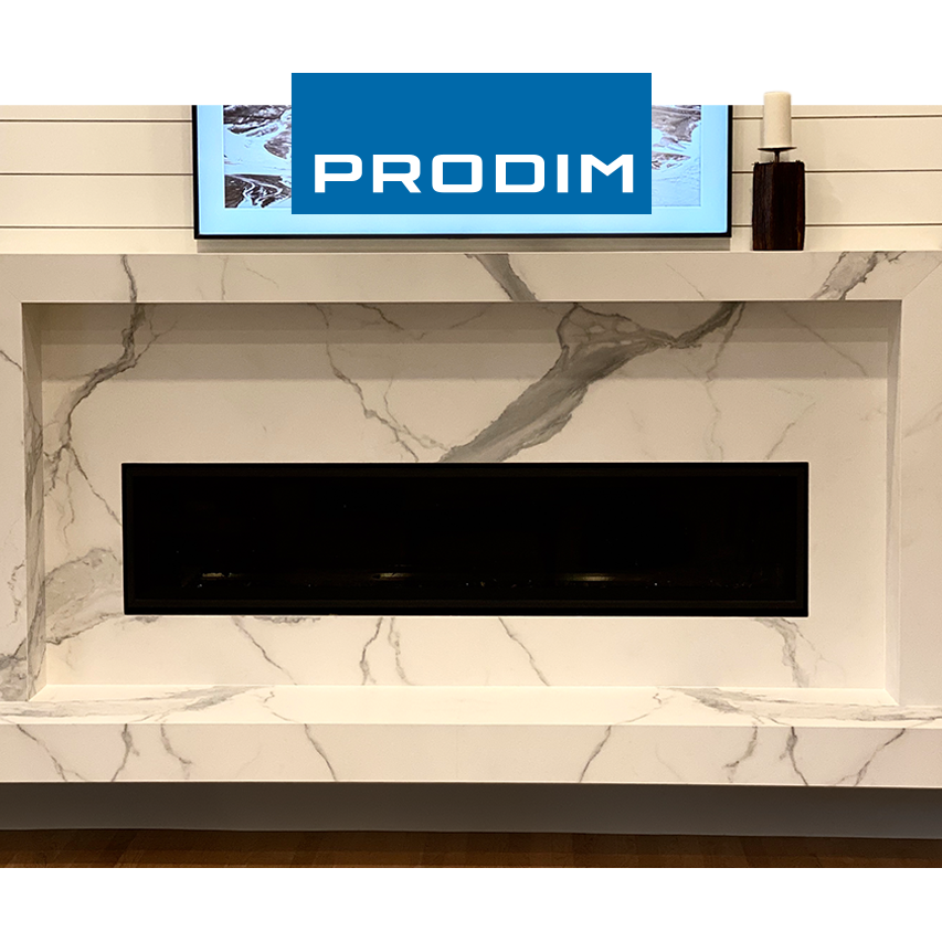Fireplace project by Stone Distribution Center