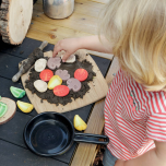 Pizza Toppings - Sensory Play Stones