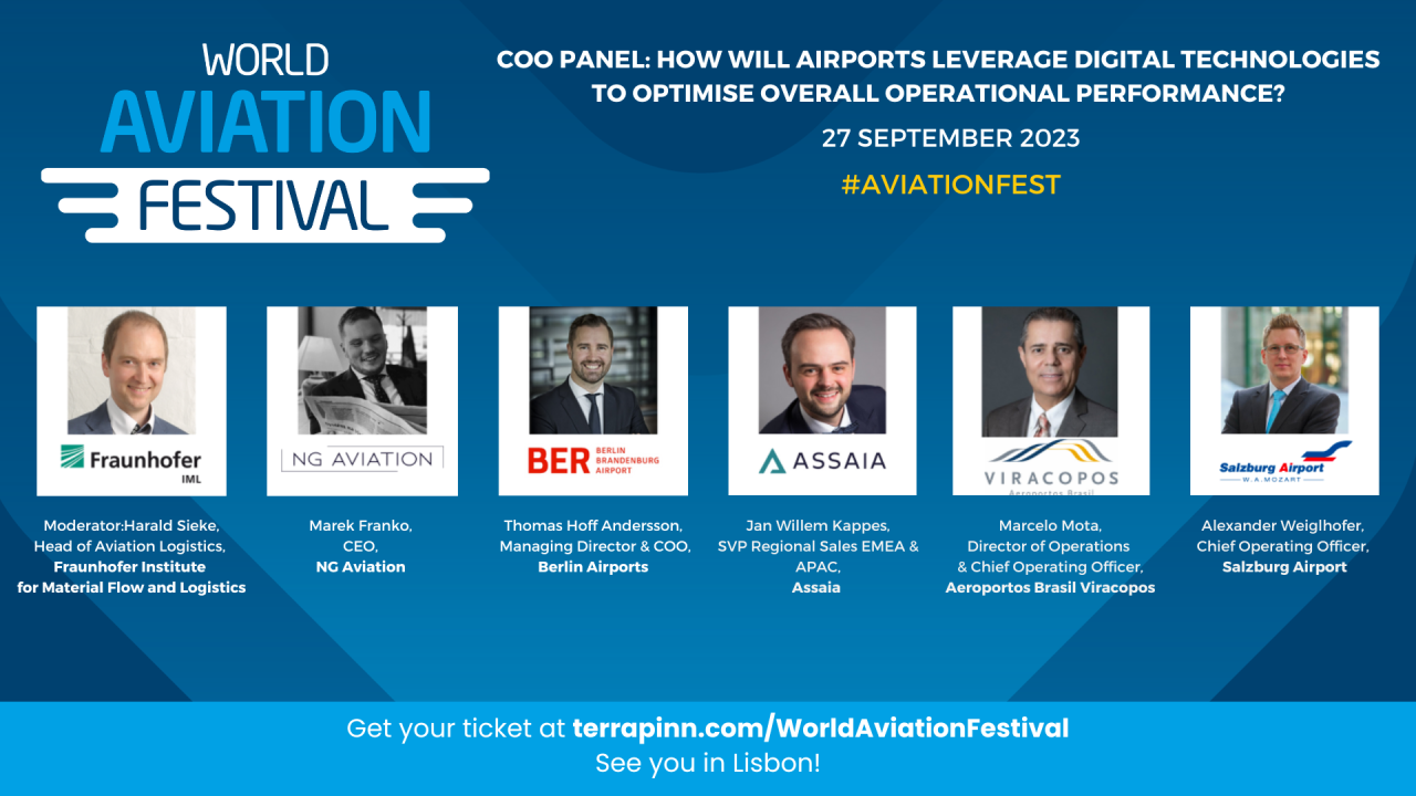 COO Panel: How will airports leverage digital technologies to optimise overall operational performance?