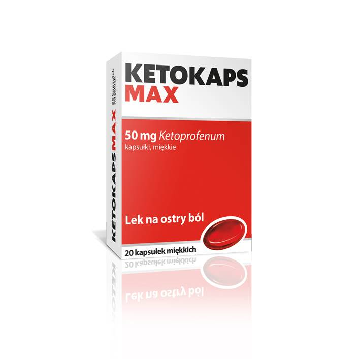 Ketokaps Max, 50 mg, soft gelatine capsules