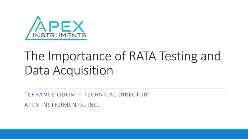 The Importance of RATA Testing and Data Acquisition
