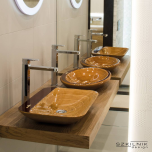 Szkilnik Design Luxury wooden washbasin model Lagoon