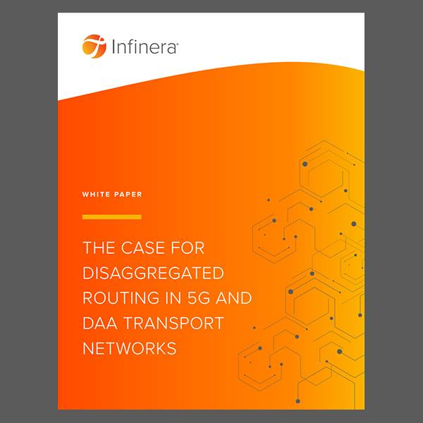 The Case for Disaggregated Routing in 5G and DAA Transport Networks