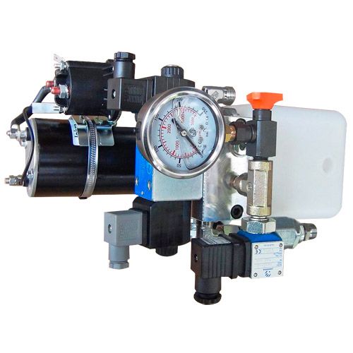 Centrale hydraulique avec alimentation continue