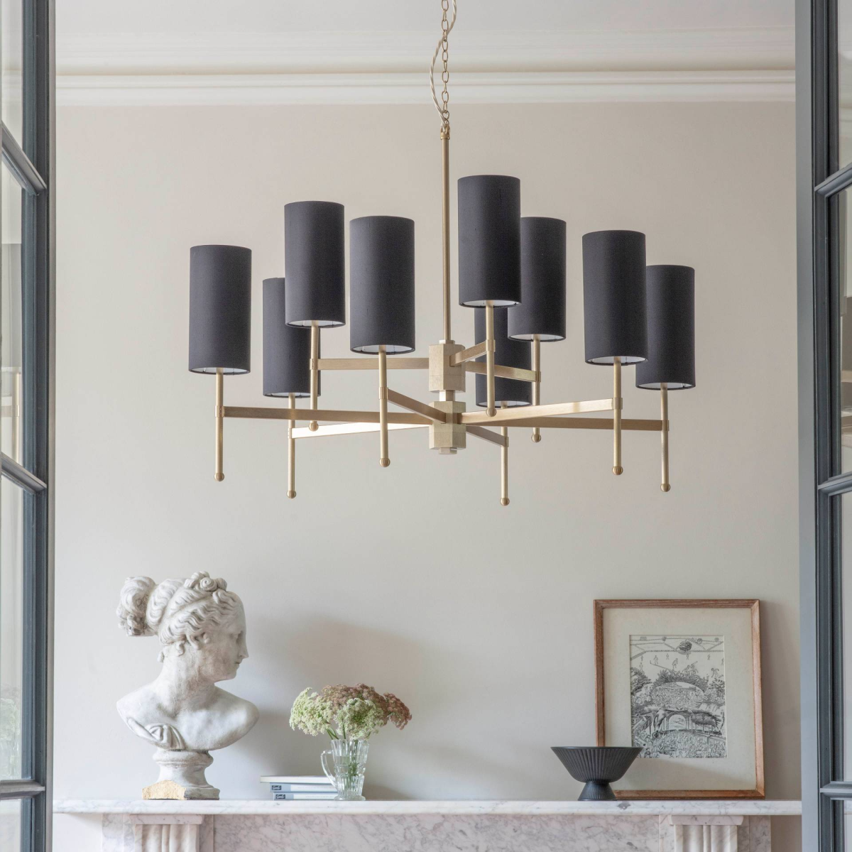 Two-tier Stem Chandelier
