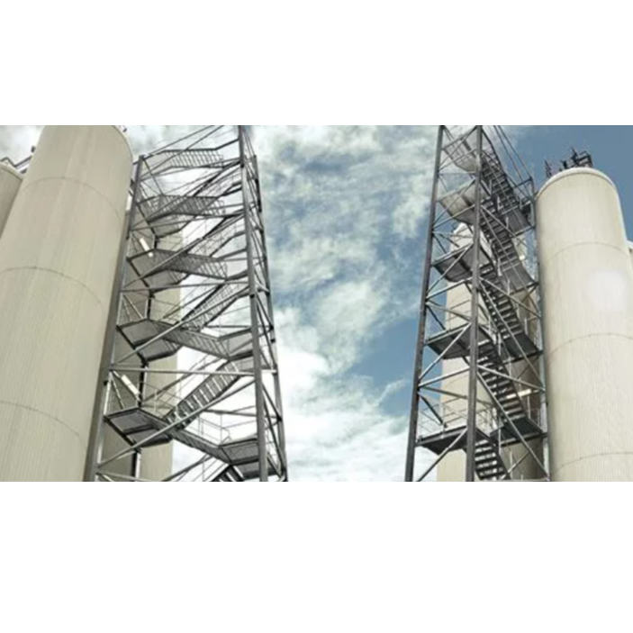 Industrial stairs – we design and construct lightweight steel stair structures as well as integrated staircases of various design and construction, that are individually designed and used in production, storage and logistics halls, as well as both inside