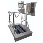 SAS Compact Ergonomique : Tripode et désinfection des mains sur tripode orientable à 45°