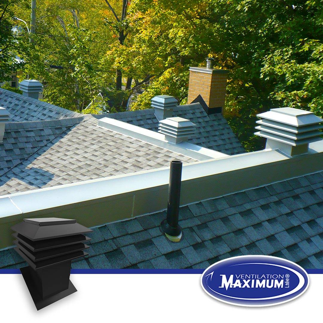 Système pour toit cathédrale de ventilation Maximum
