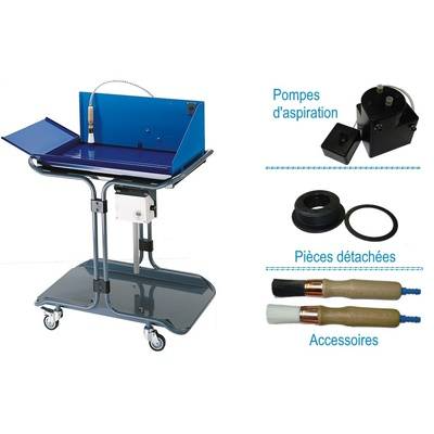 Fontaine de dégraissage de pièces mécaniques : accessoires et pièces de rechange