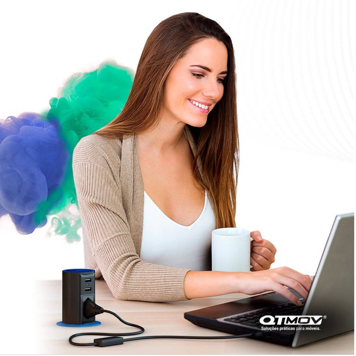 Torre de Tomada Automática (Multicolor) - Pratik QTMOV